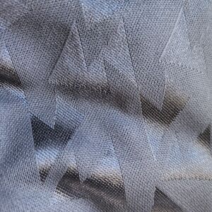 Fabric Geometric Patterned Navy Blue 3 Yards X 52" Medium Weight